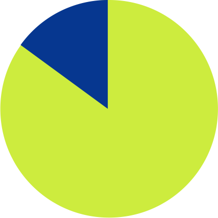 85%